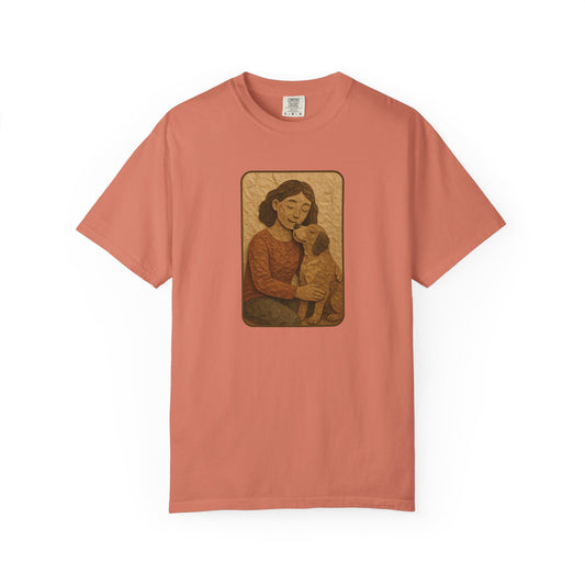 Dog Mom T-shirt - Unisex Garment-Dyed Tee for Pet Lovers
