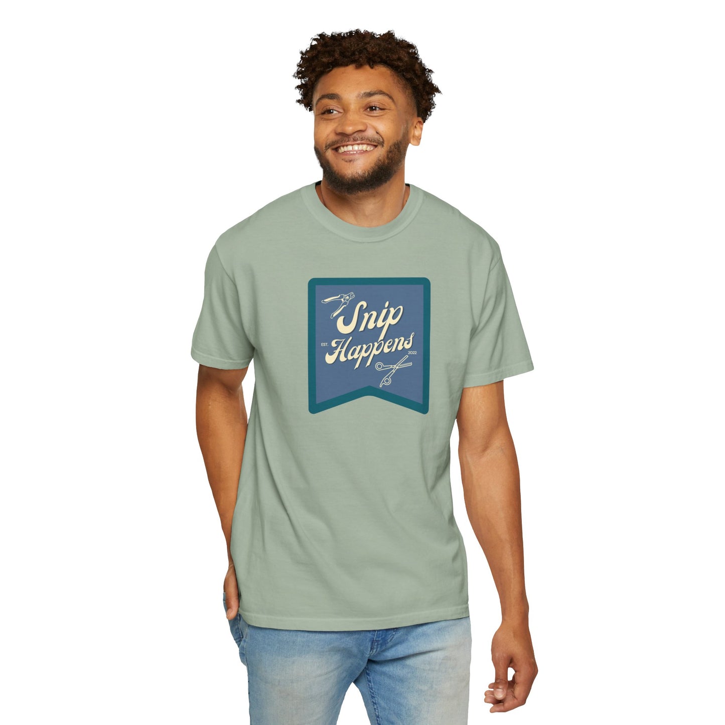 Snip Happens T-Shirt - Fun & Casual Apparel for Stitching Lovers