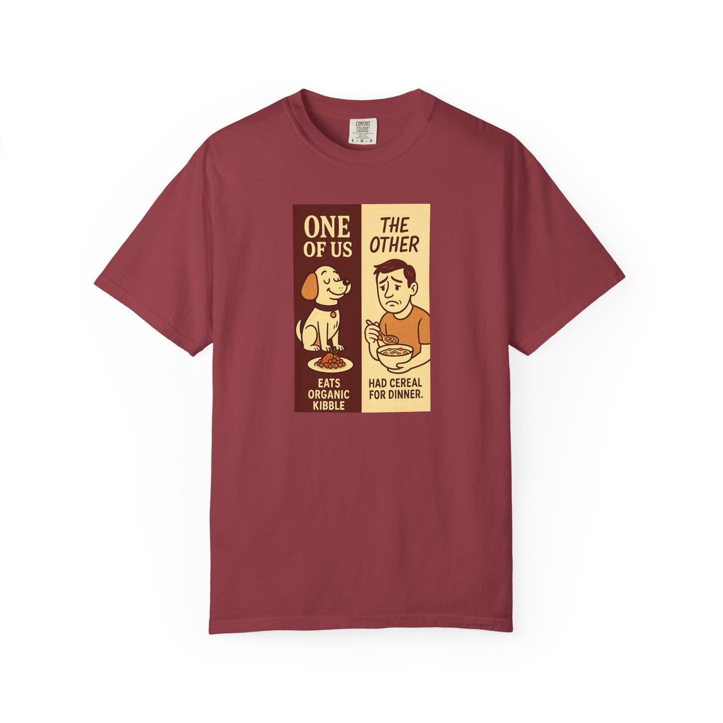Organic Kibble T-Shirt, Funny Pet Lover Tee