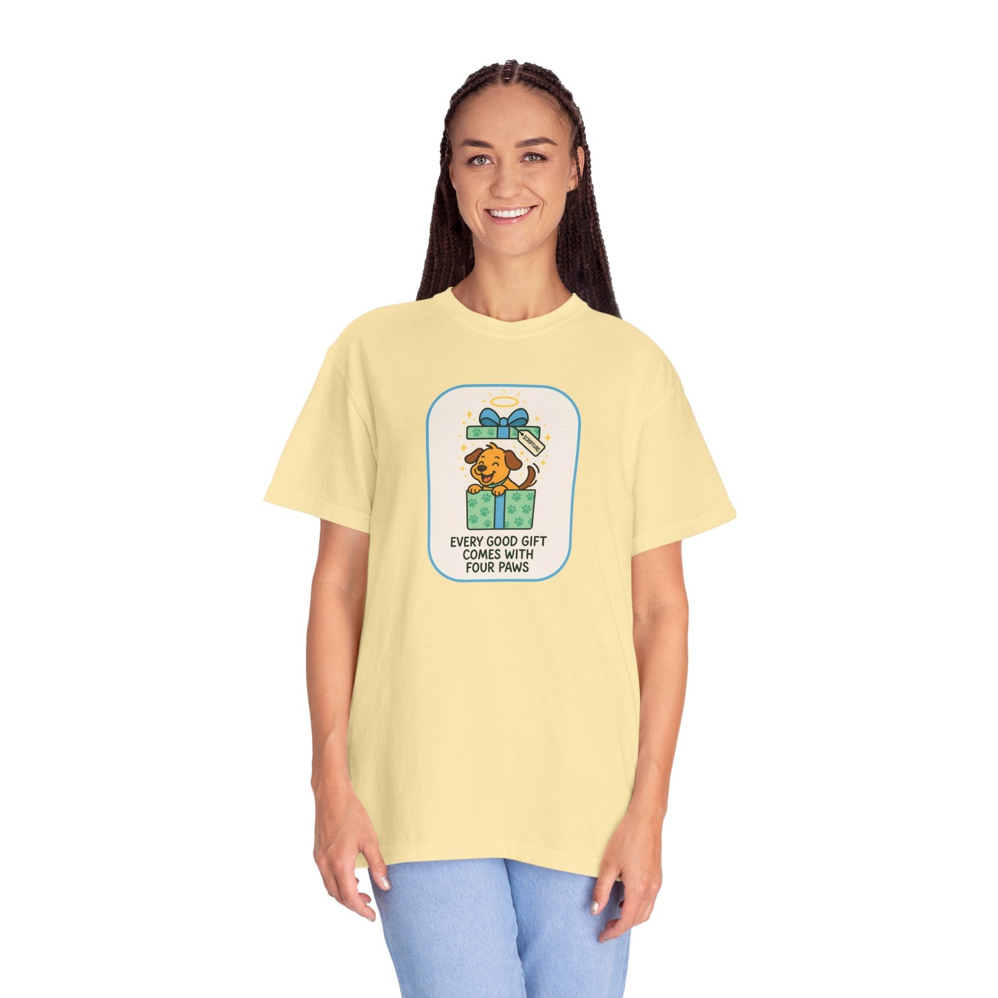 Dog Lover's Gift Tee - Every Good Gift Comes with Four Paws, Pet Owners, Animal Lover Shirt, Unique Gift for Dog Lovers, Casual [...]
