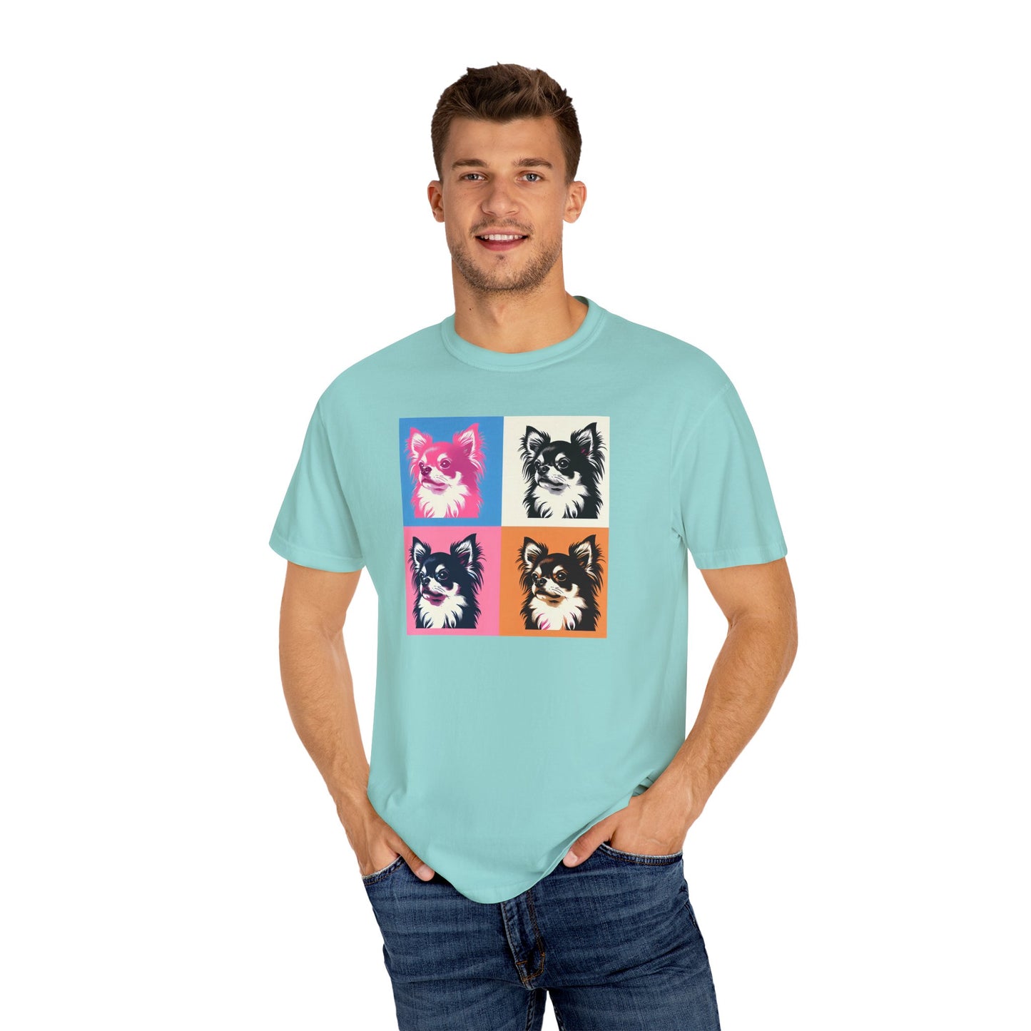 Colorful Chihuahua Unisex T-Shirt - Fun & Playful Pet Lover Gift