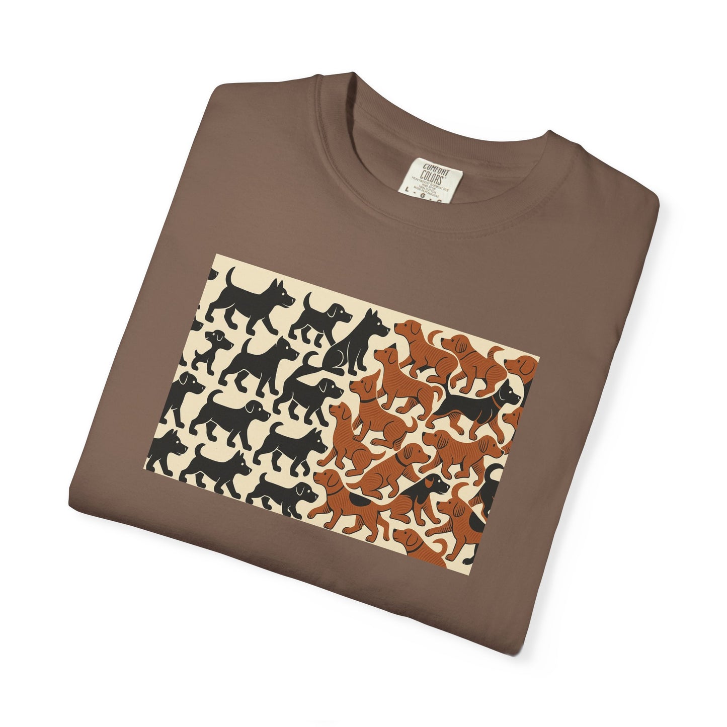 Vintage Dog Print Unisex T-Shirt - Casual Wear for Animal Lovers