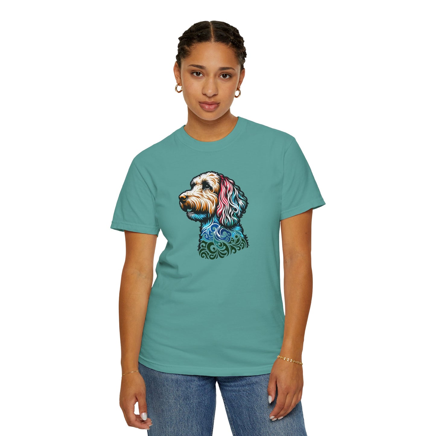 Labradoodle Love Tee – Color Splash Edition