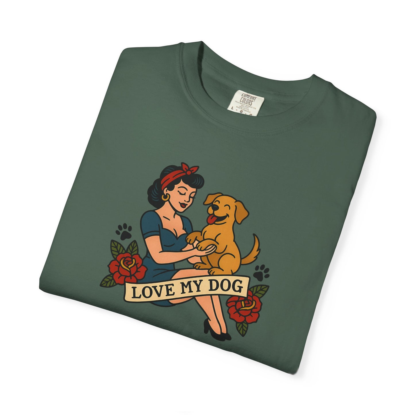 Love My Dog - T-Shirt, Perfect for Pet Owners, Gifts for Dog Lovers, Casual Wear, Love My Dog Shirt, Animal Lover Tee