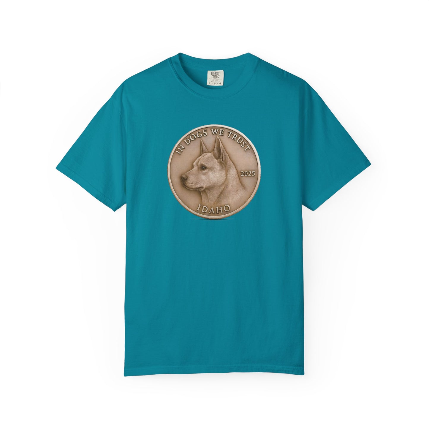Idaho State Coin T-Shirt Collection - Proud Dog Breed Illustrations