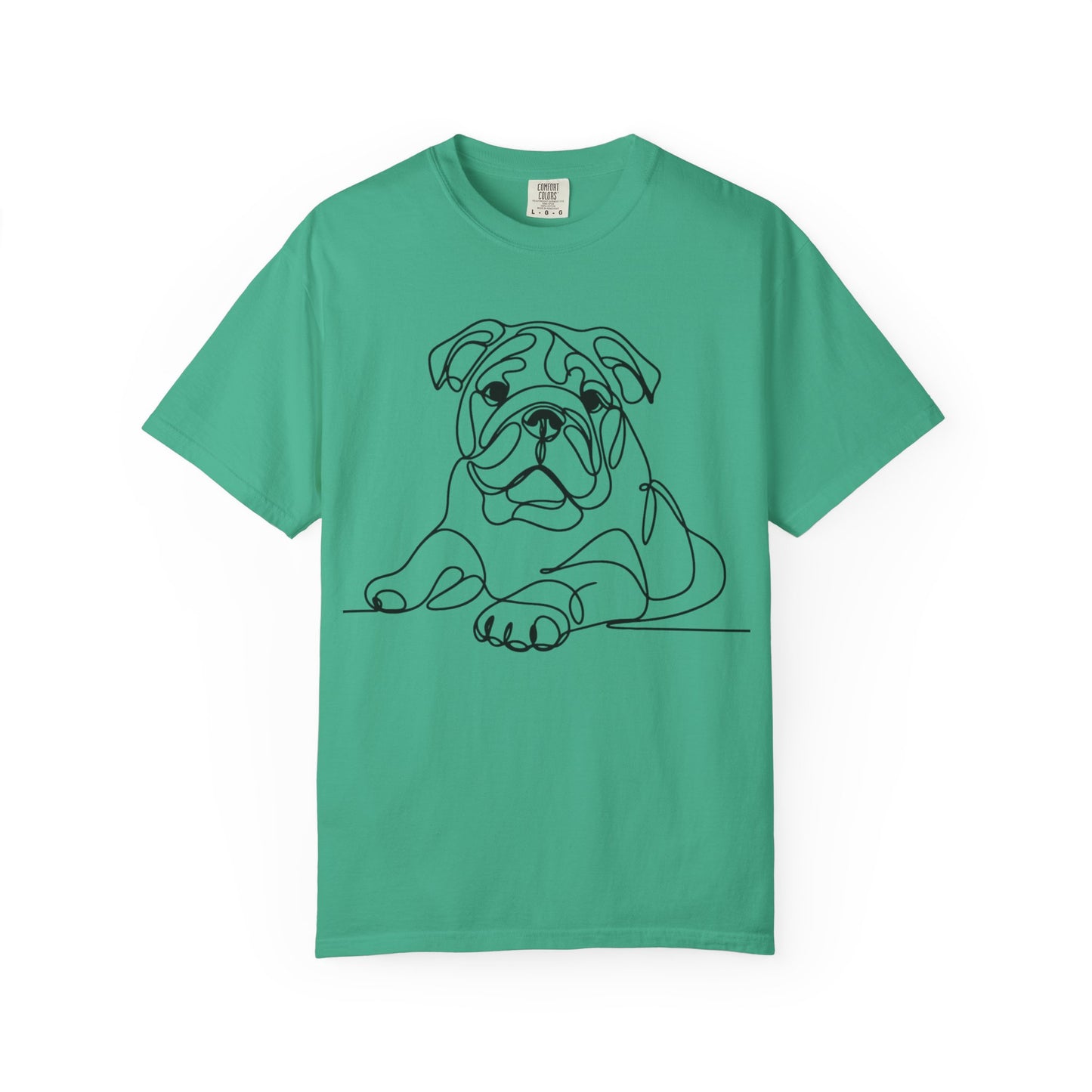 Bulldog Line Art Unisex T-Shirt - Perfect for Dog Lovers & Casual Days