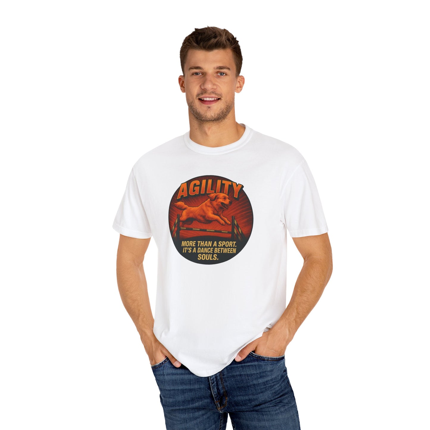 Agility Dog Sport Unisex Garment-Dyed T-Shirt