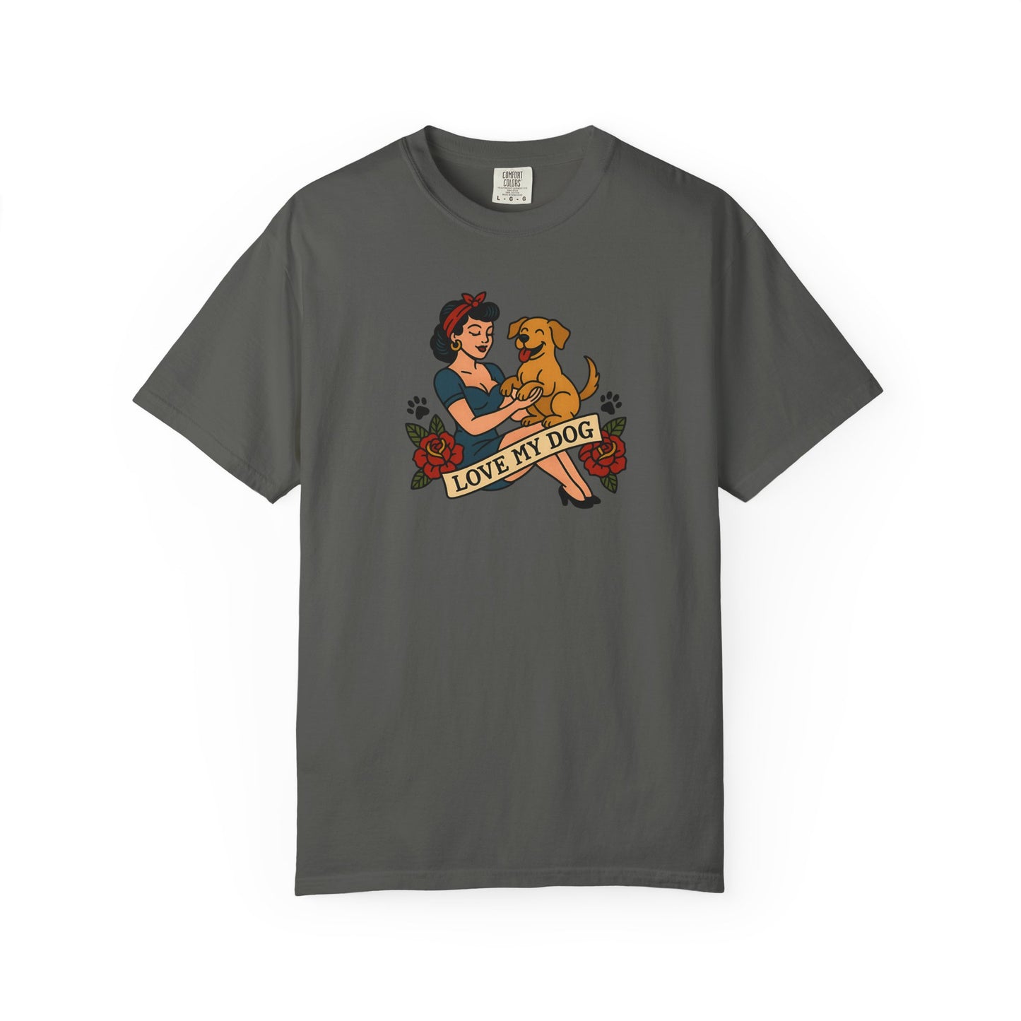 Love My Dog - T-Shirt, Perfect for Pet Owners, Gifts for Dog Lovers, Casual Wear, Love My Dog Shirt, Animal Lover Tee