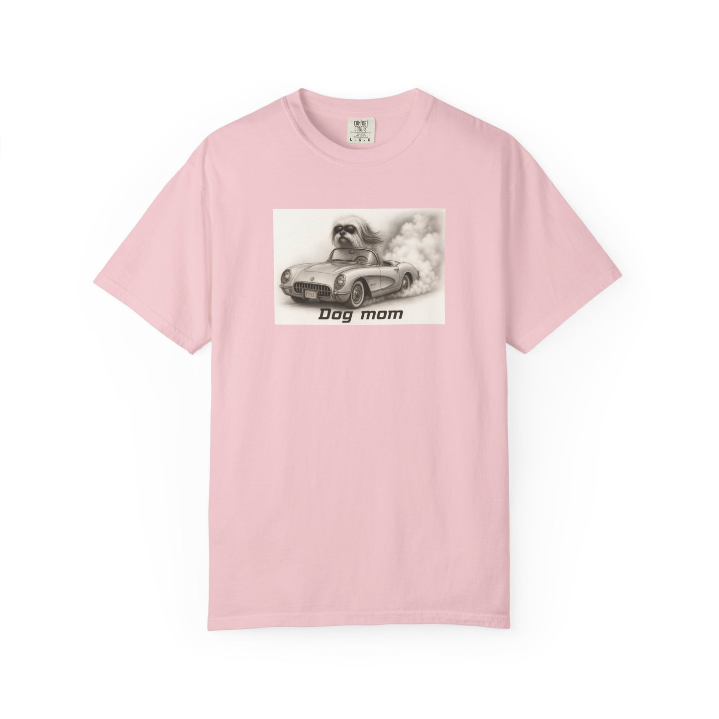 Dog Mom - Lhasa Apso- “Cool Dogs in Cool Cars” T-Shirt Collection