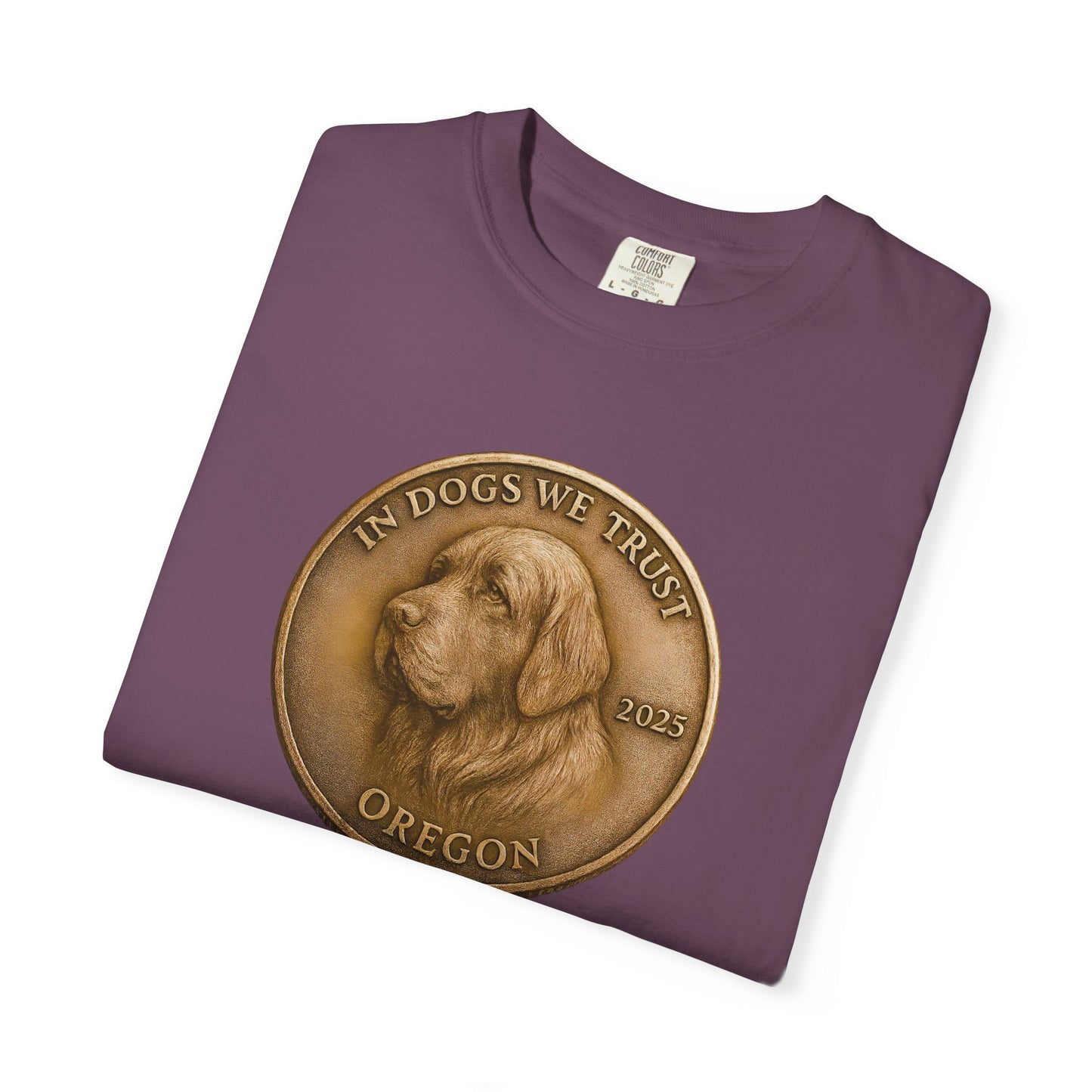 Oregon State Coin T-Shirt Collection - Proud Dog Breed Illustrations