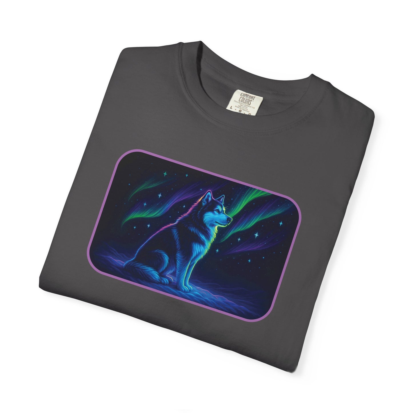 Alaskan Malamute Northern Lights T-shirt