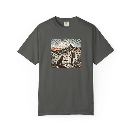 Adventure Awaits Unisex Garment-Dyed T-Shirt