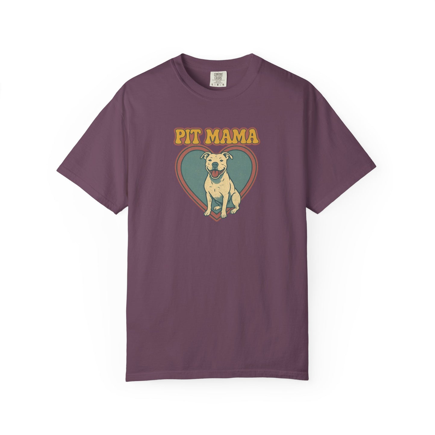 Pit Mama Unisex T-Shirt - Perfect Gift for Dog Lovers, Pet Owners, Animal Rescue Advocates, Dog Mom Apparel