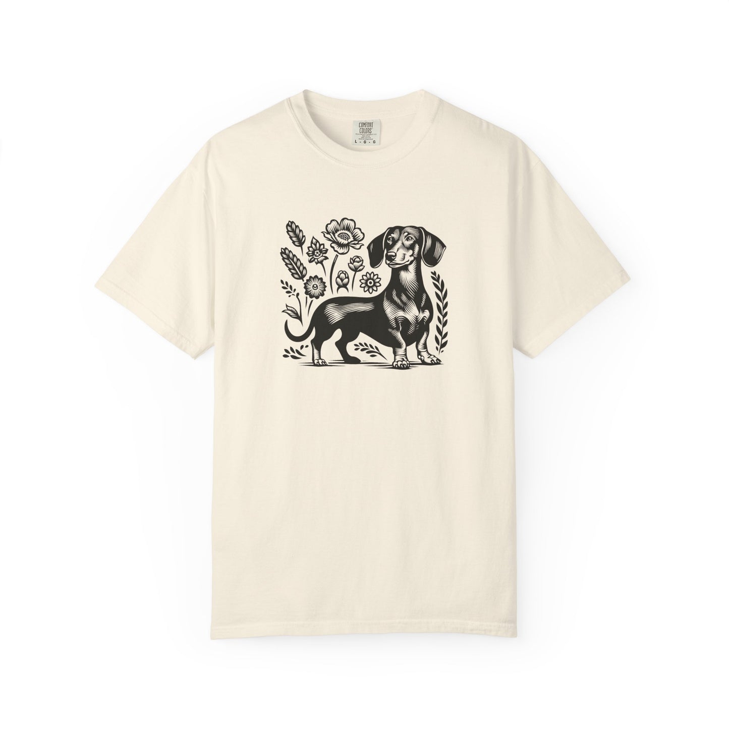 Floral Dachshund T-Shirt