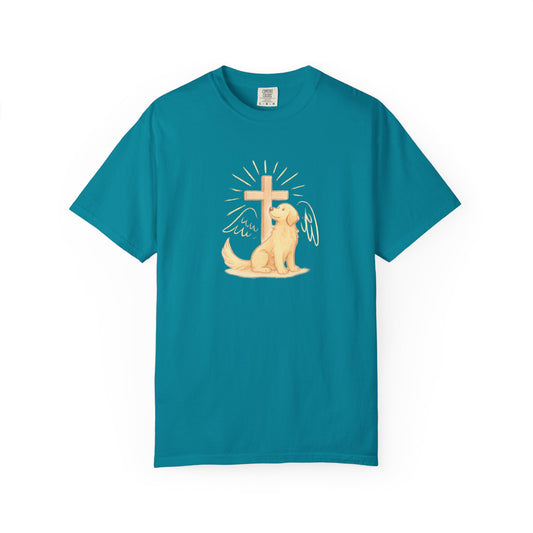 Dog-Inspired Faith T-Shirt, Unisex T-Shirt, Christian Apparel, Pet Lover Gift, Casual Wear, Memorial Shirt