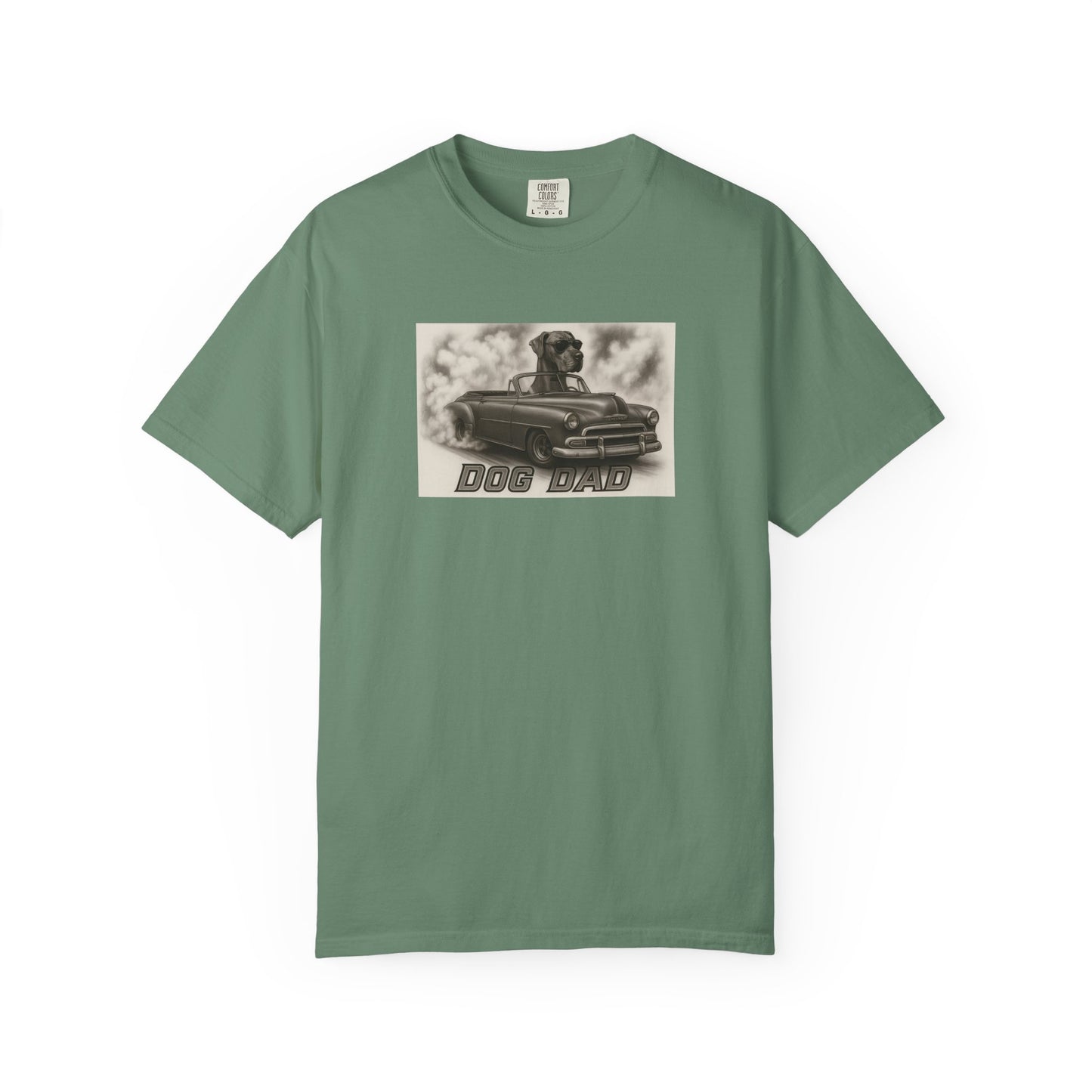 Dog Dad - Great Dane - Cool Dogs in Cool Cars T-Shirt Collection