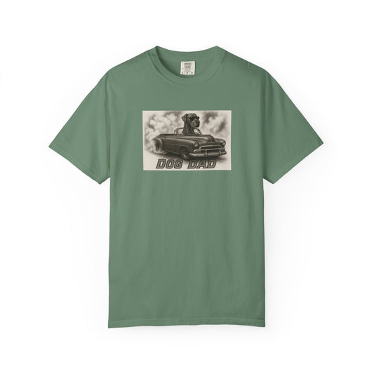 Dog Dad - Great Dane - Cool Dogs in Cool Cars T-Shirt Collection