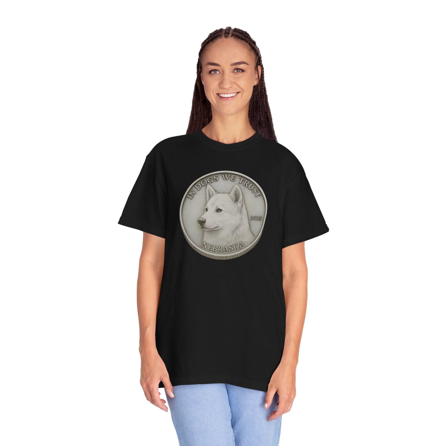 Nebraska State Coin T-Shirt Collection - Proud Dog Breed Illustrations
