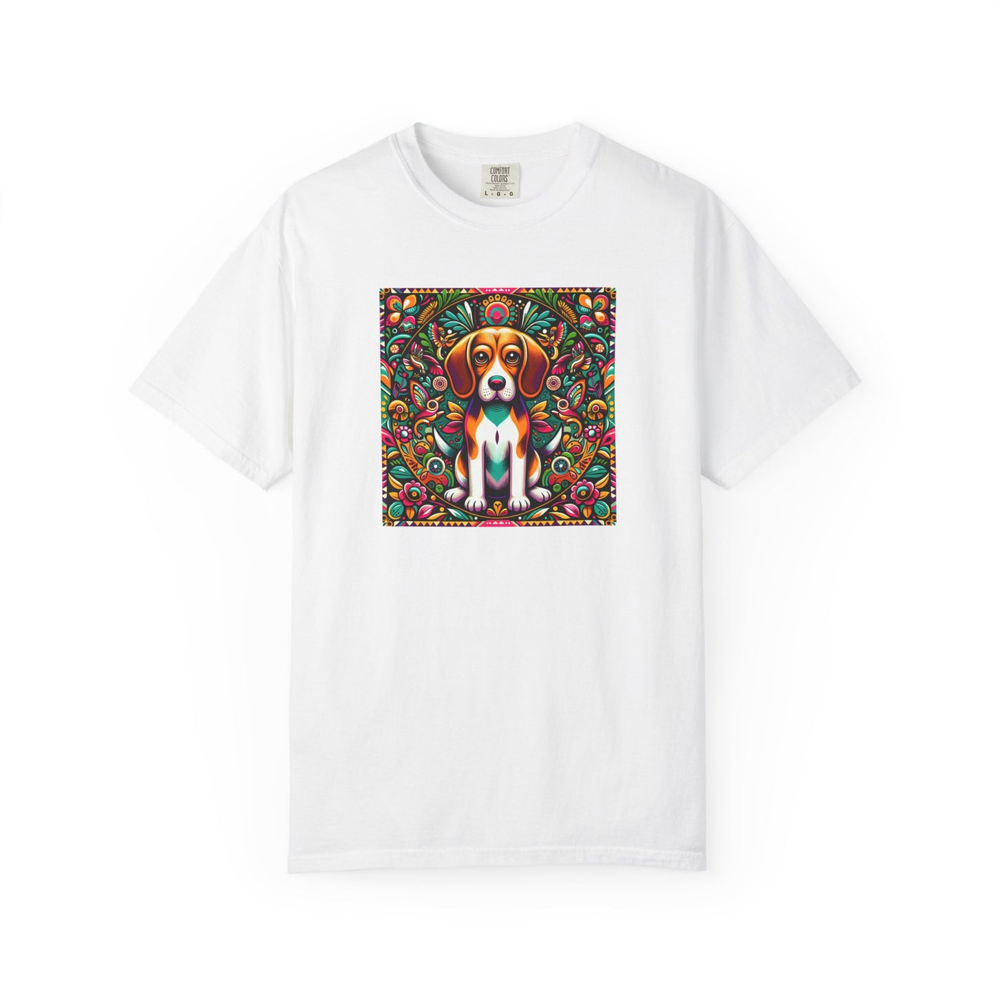 Vibrant Dog Art Tee