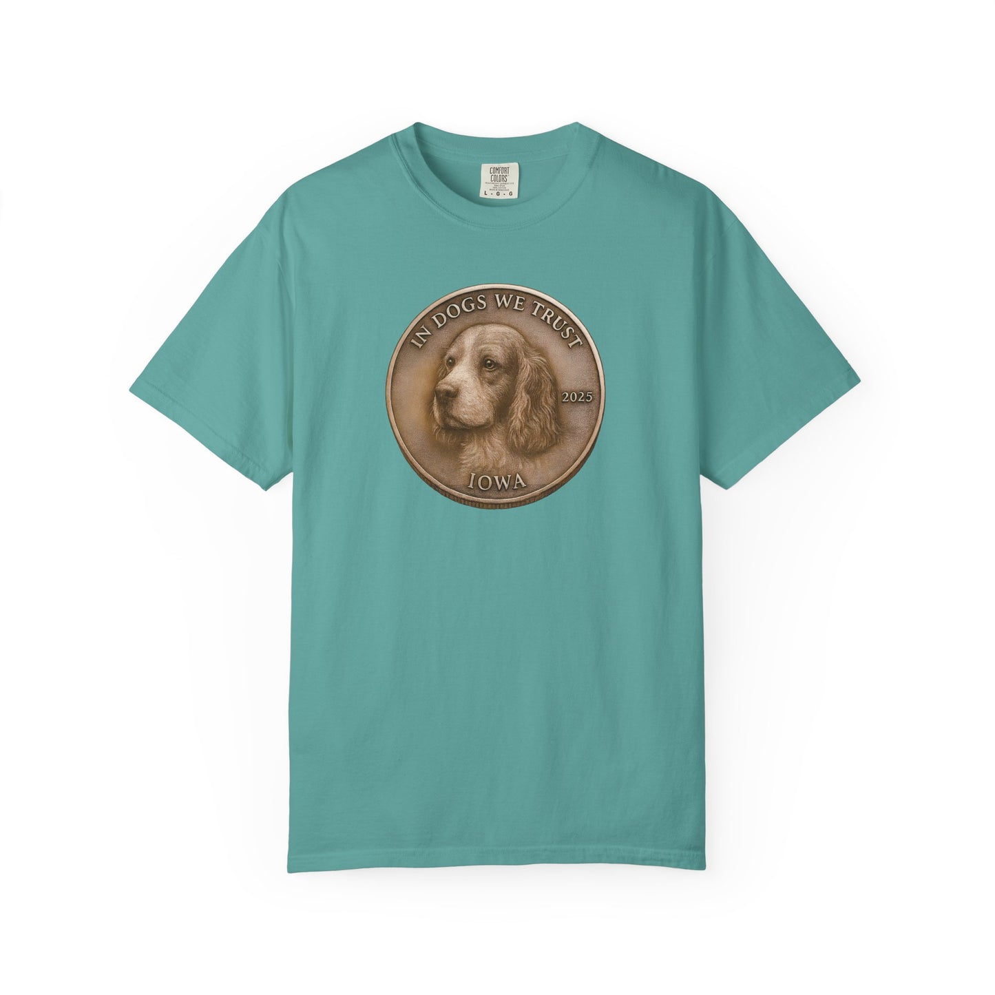 Iowa State Coin T-Shirt Collection - Proud Dog Breed Illustrations