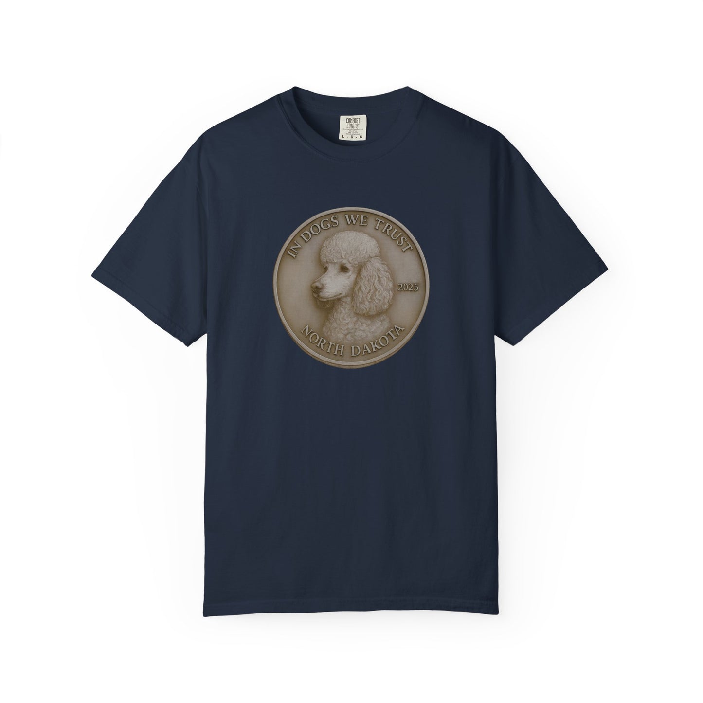 North Dakota State Coin T-Shirt Collection - Proud Dog Breed Illustrations