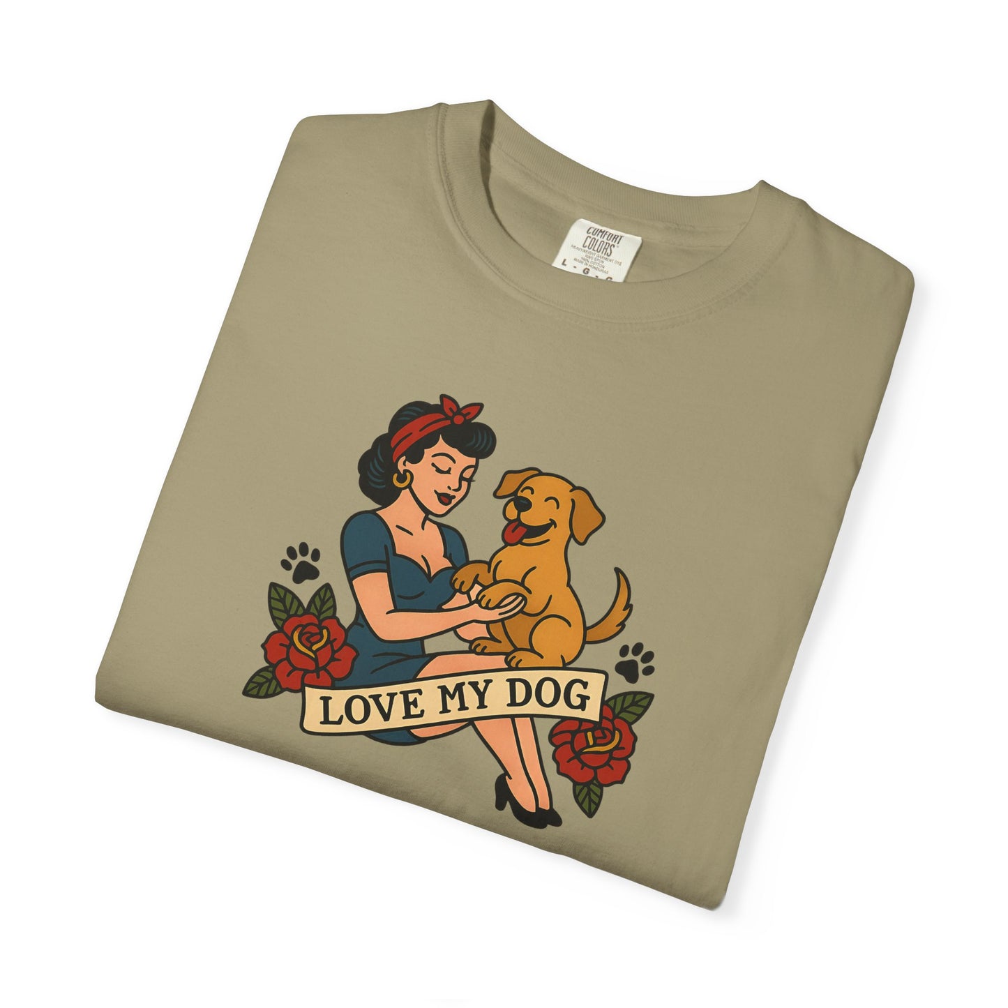 Love My Dog - T-Shirt, Perfect for Pet Owners, Gifts for Dog Lovers, Casual Wear, Love My Dog Shirt, Animal Lover Tee
