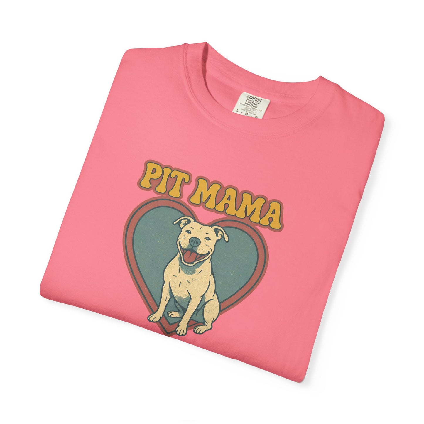 Pit Mama Unisex T-Shirt - Perfect Gift for Dog Lovers, Pet Owners, Animal Rescue Advocates, Dog Mom Apparel