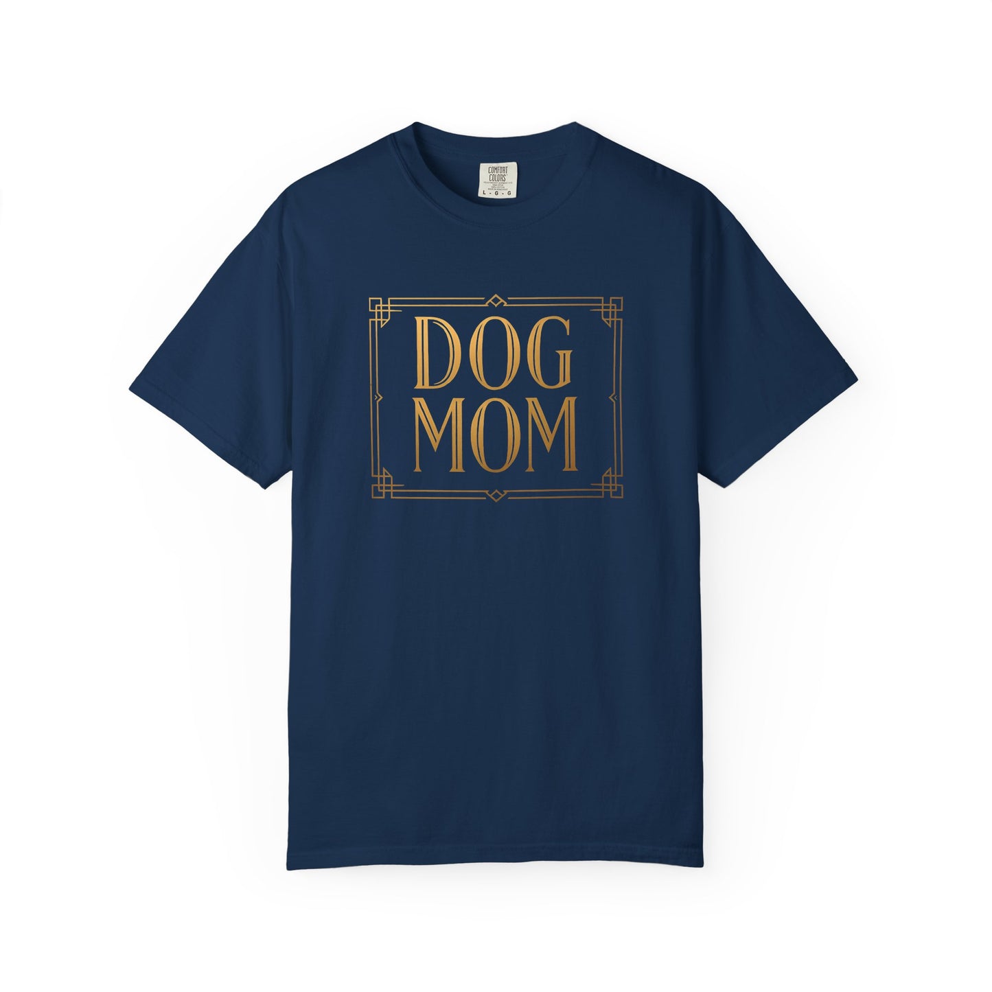 Art Deco Dog Mom T-Shirt, Dog Owner Apparel,