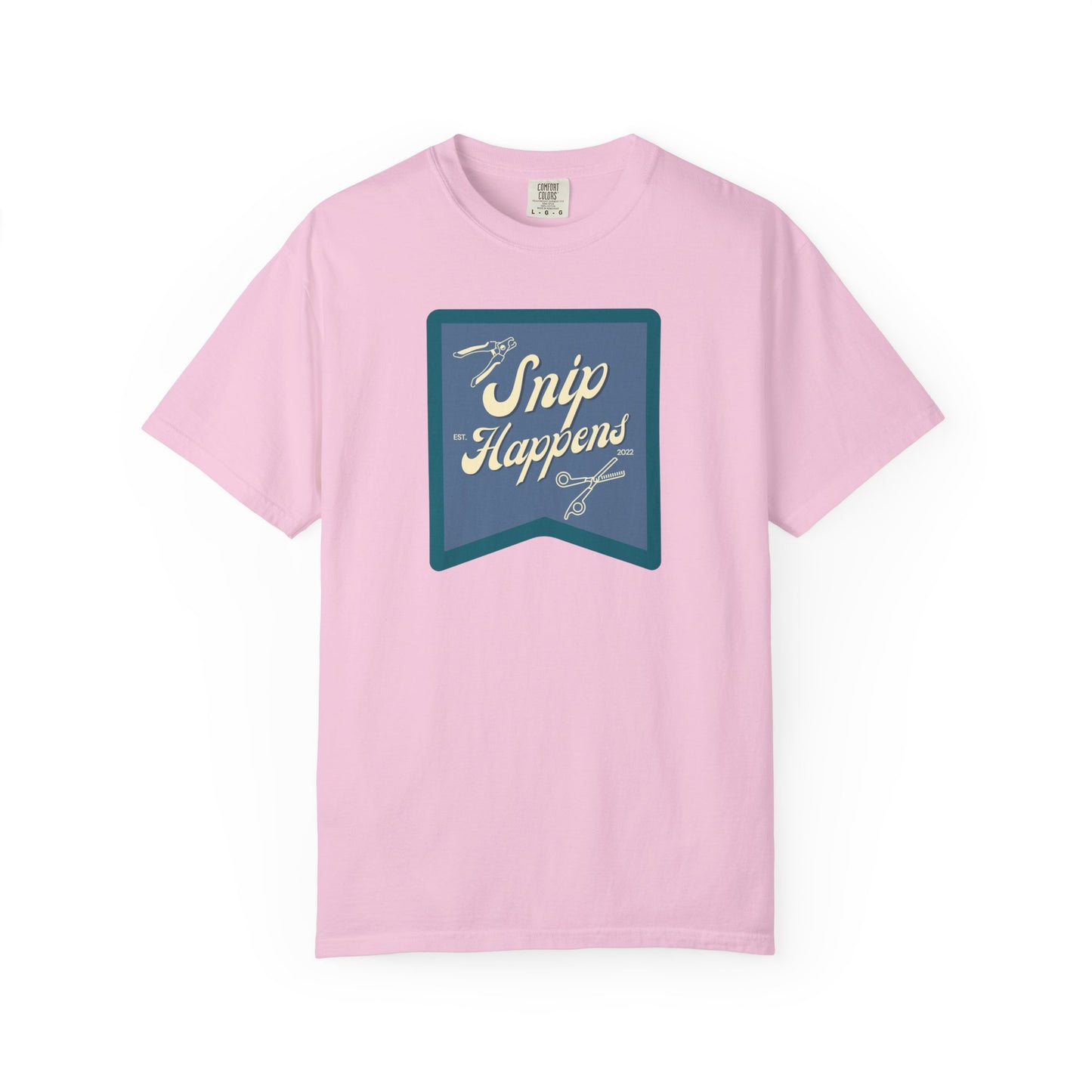 Snip Happens Unisex Garment-Dyed T-Shirt - Fun & Casual Apparel for Stitching Lovers
