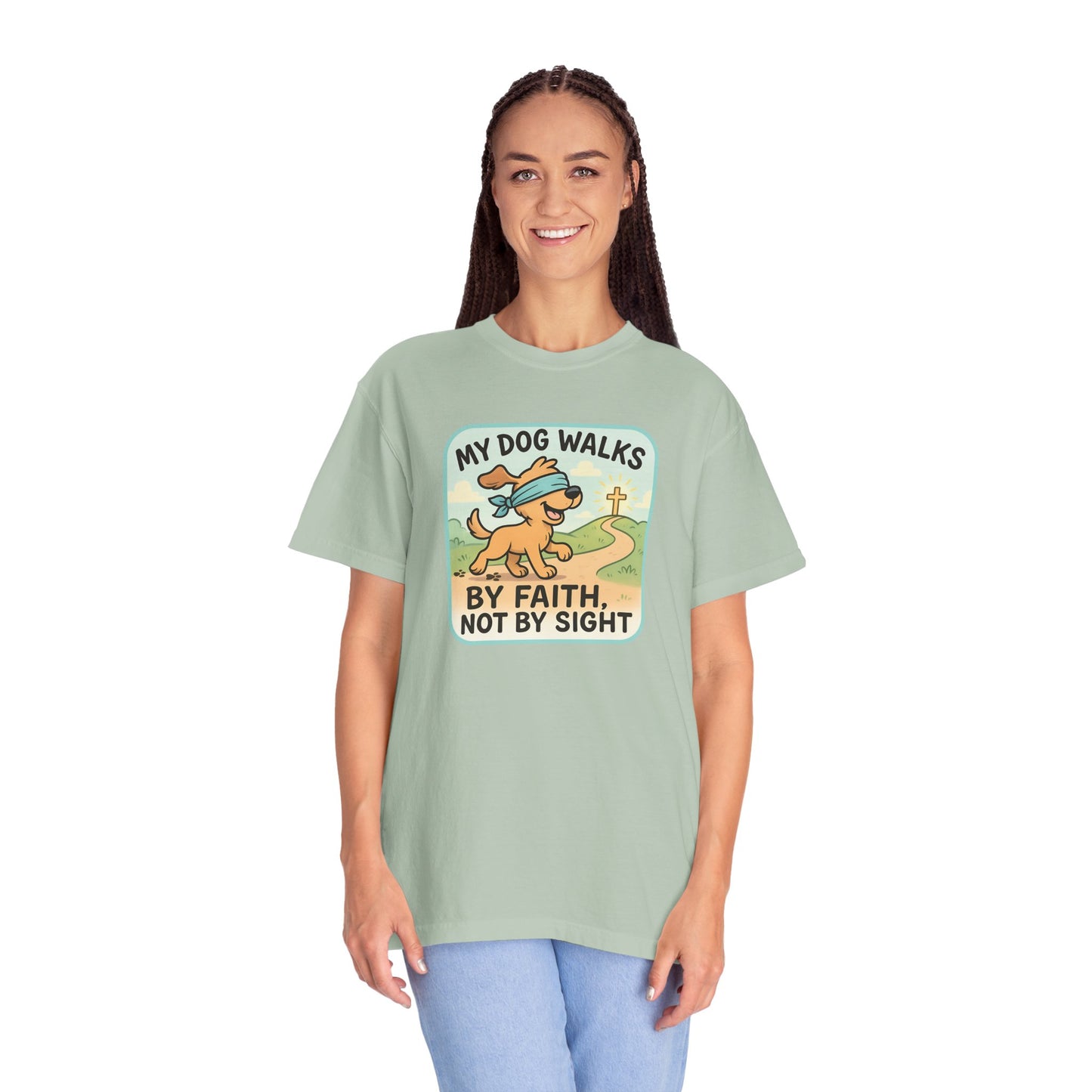 Faith-Inspired Dog Lover T-Shirt, Pet Owner Gifts, Cute Dog Apparel, Faith and Pets Merchandise, Casual Summer Wear
