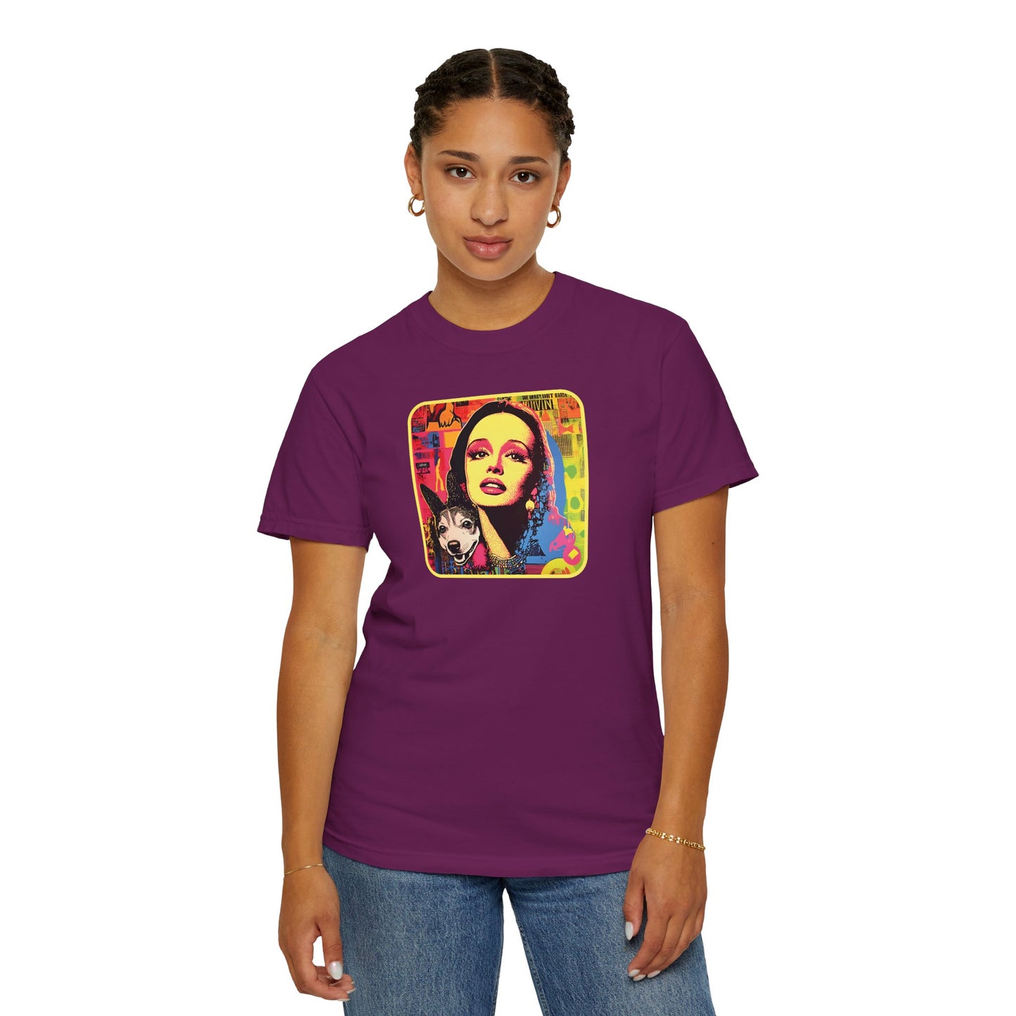 Pop Art Mom and Dog T-Shirt