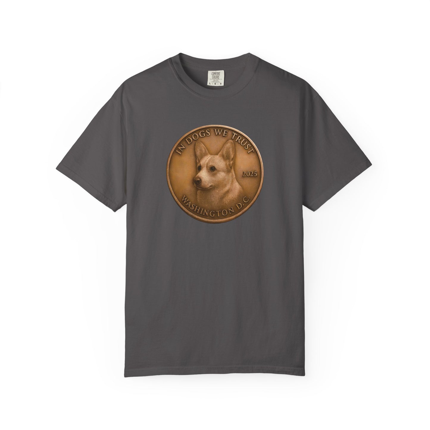 Washington DC State Coin T-Shirt Collection - Proud Dog Breed Illustrations