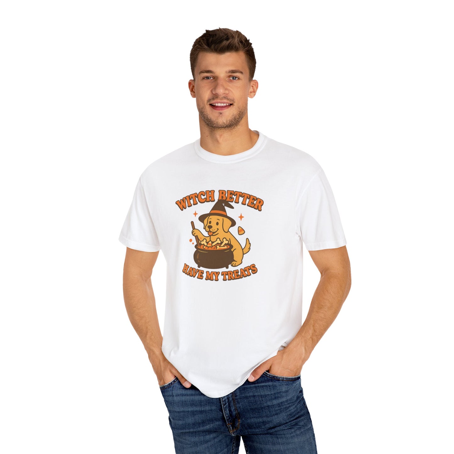 Funny Dog Halloween T-Shirt, Witch Better Have My Treats Tee, Unisex Graphic Shirt, Pet Lover Gift, Cute Dog Shirt, Spooky Season Apparel