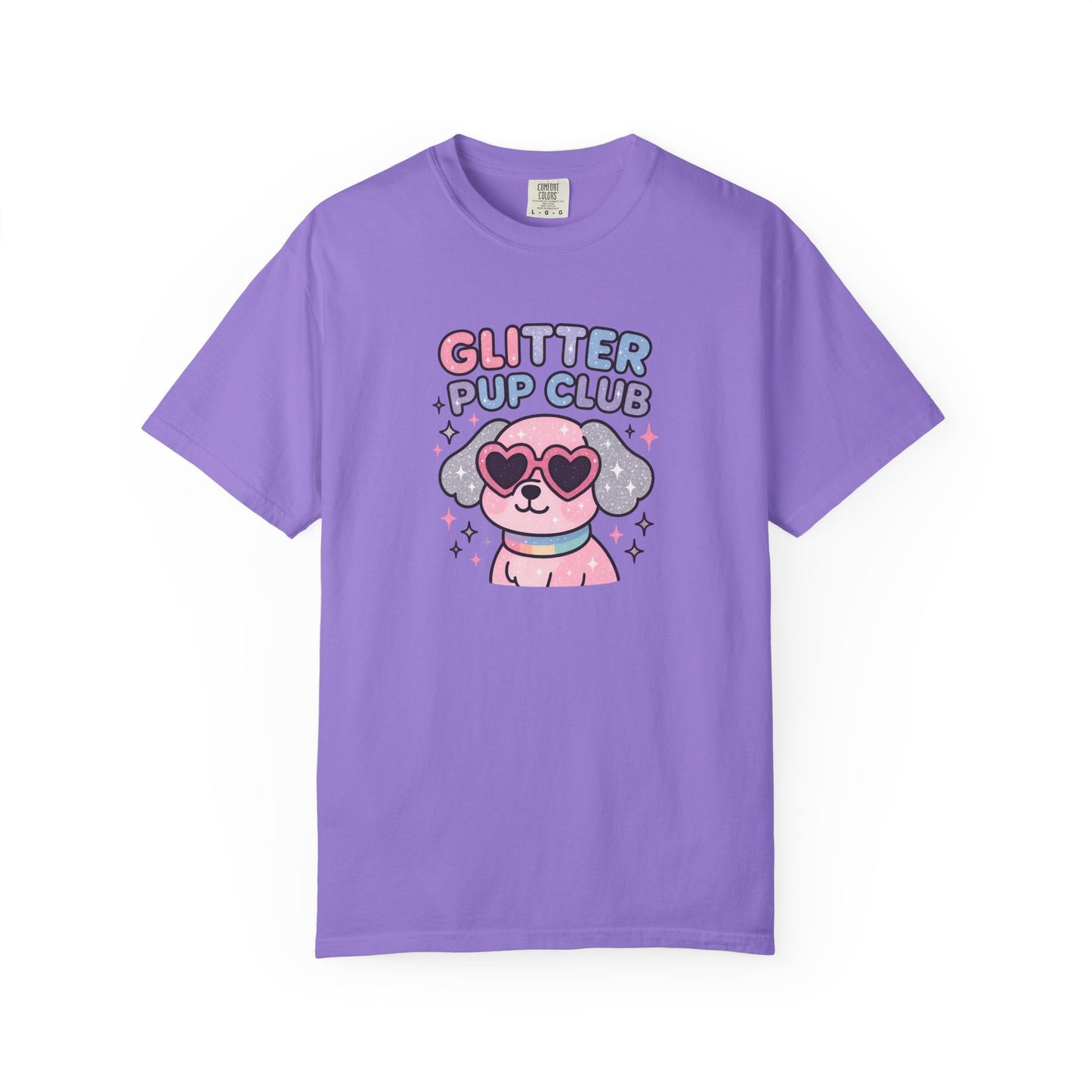 Glitter Pup Club Unisex T-Shirt, Cute Dog Tee, Pet Lovers Gift, Fun Casual Wear, Animal Lover Shirt, Summer Essentials