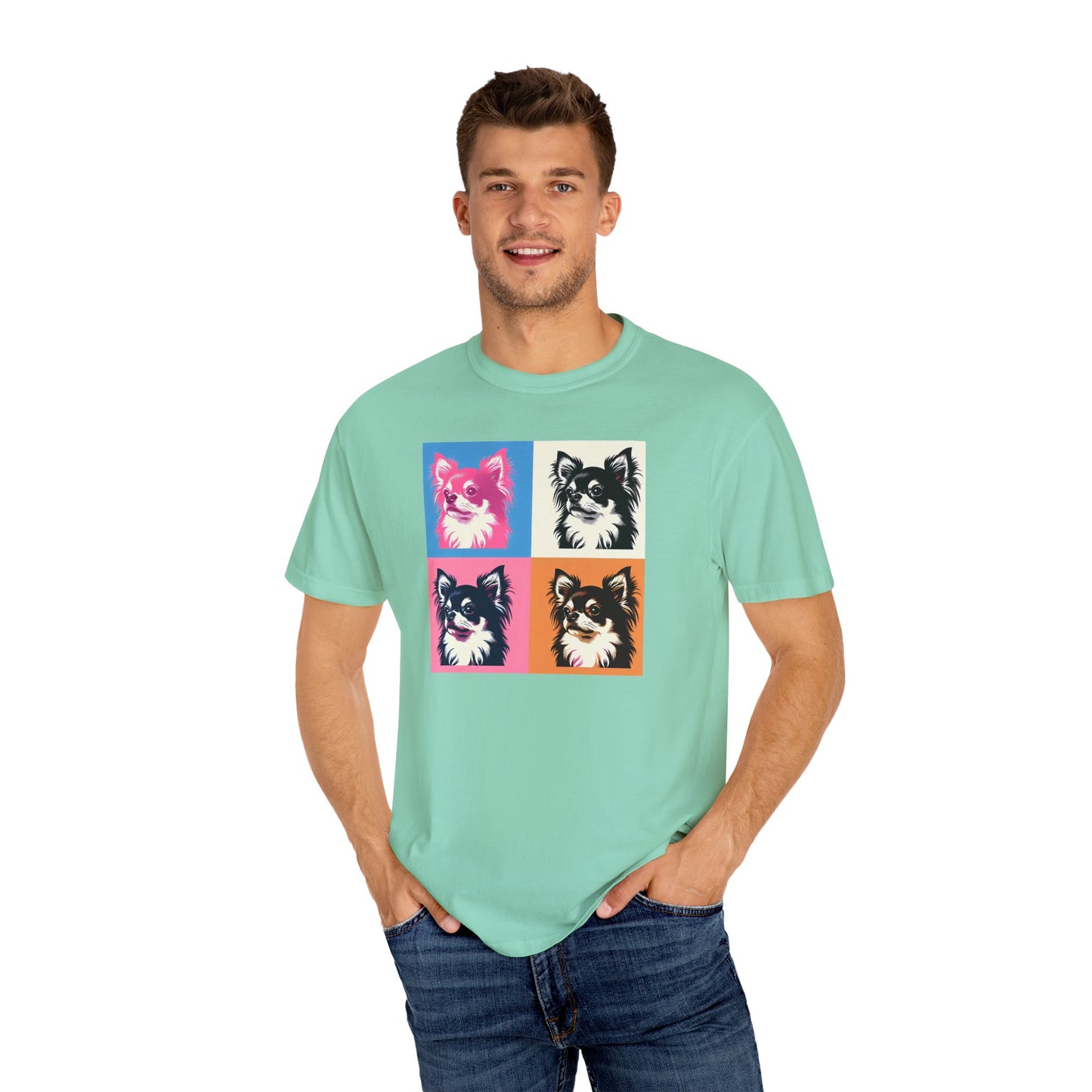 Colorful Chihuahua Unisex T-Shirt - Fun & Playful Pet Lover Gift