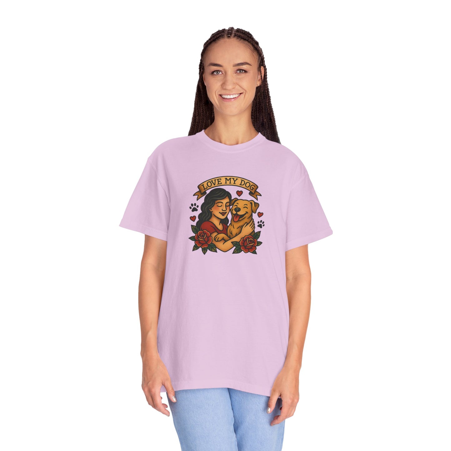 Love My Dog T-Shirt, Cute Dog Lover Tee, Pet Owner Gift, Adoption Awareness Shirt, Casual Everyday Wear