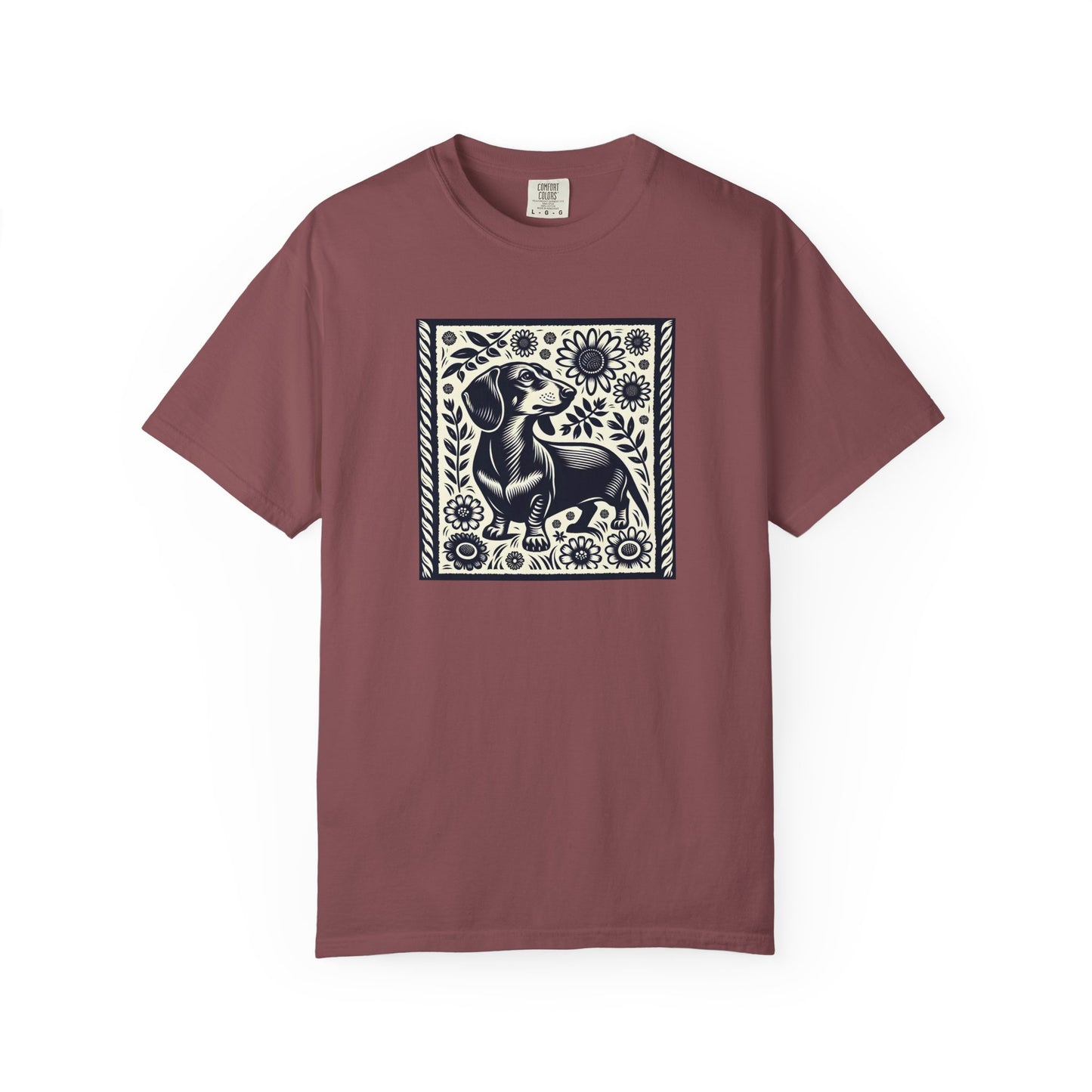 Dachshund Floral T-Shirt - Perfect for Dog Lovers