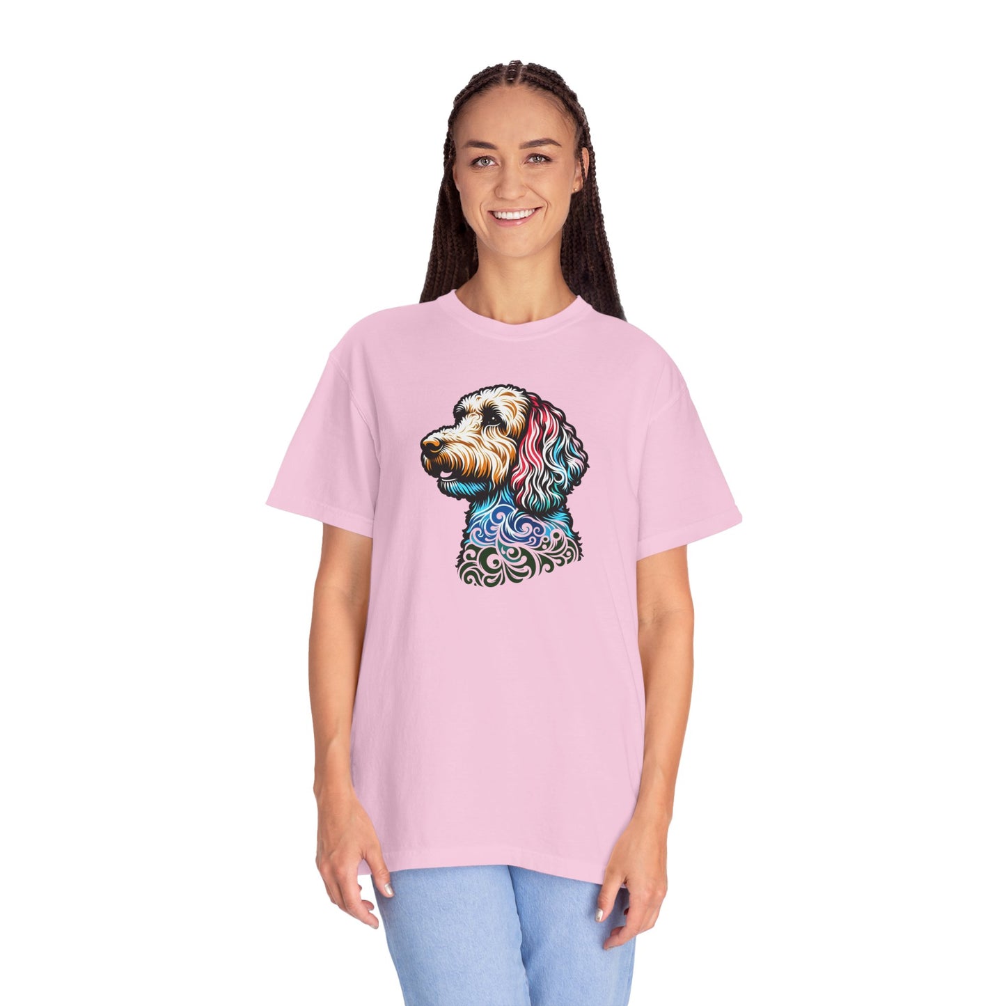 Labradoodle Love Tee – Color Splash Edition