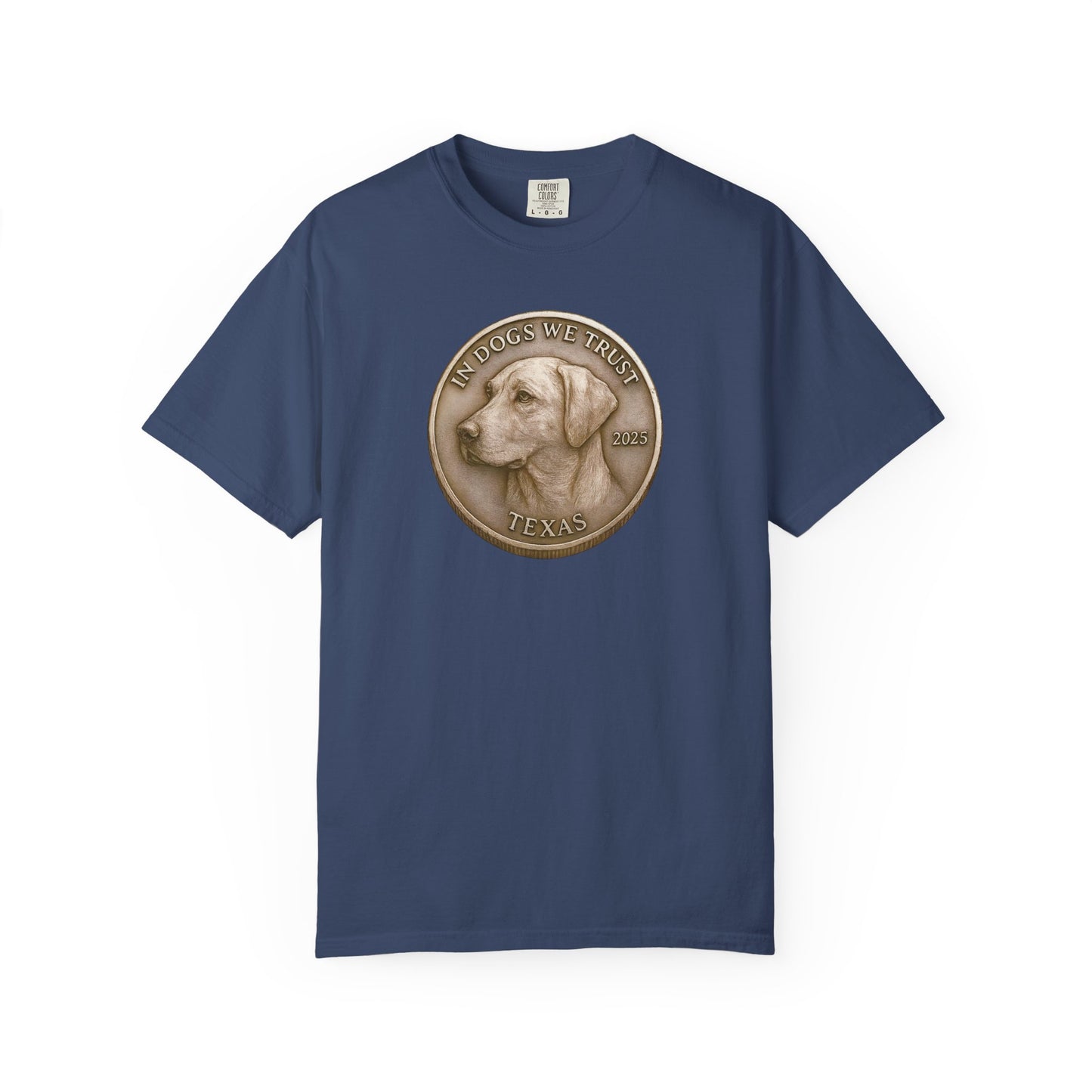 Texas State Coin T-Shirt Collection - Proud Dog Breed Illustrations