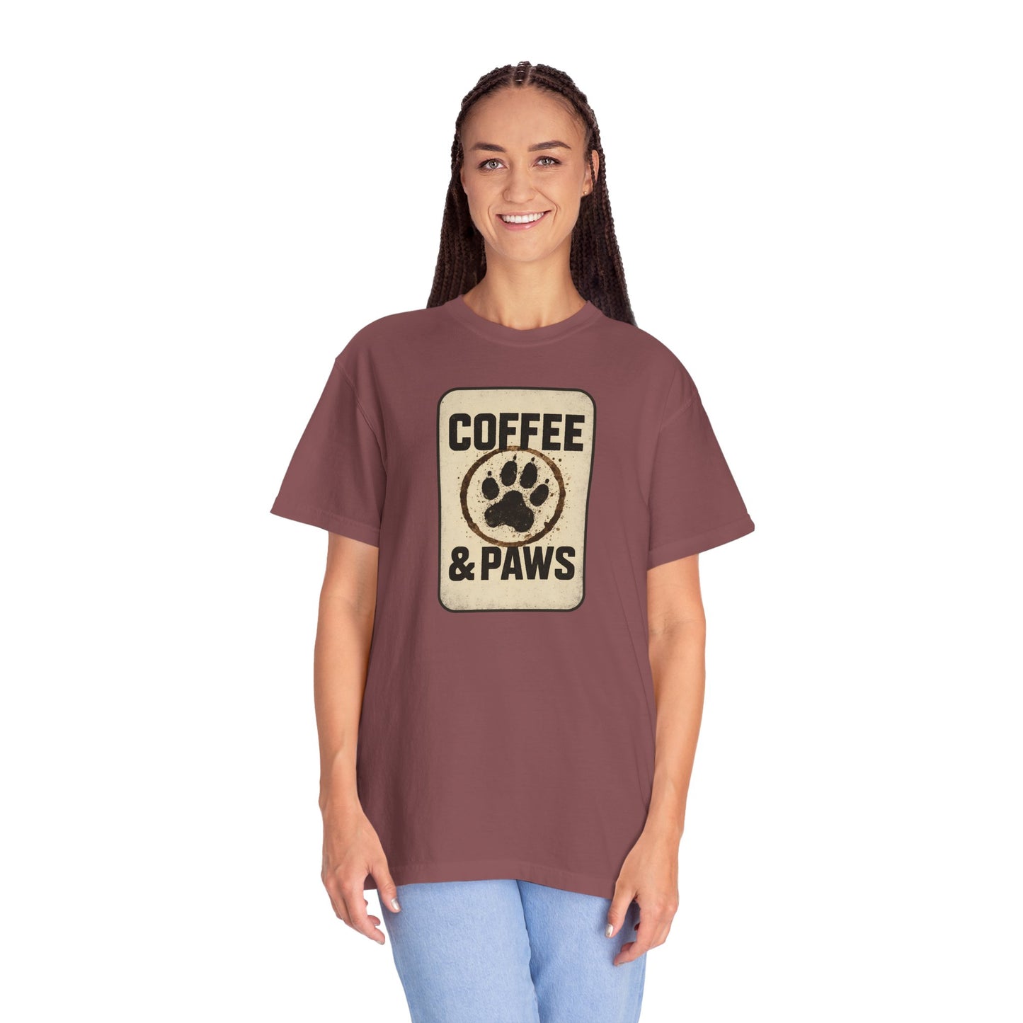 Coffee & Paws Dog Lover T-shirt