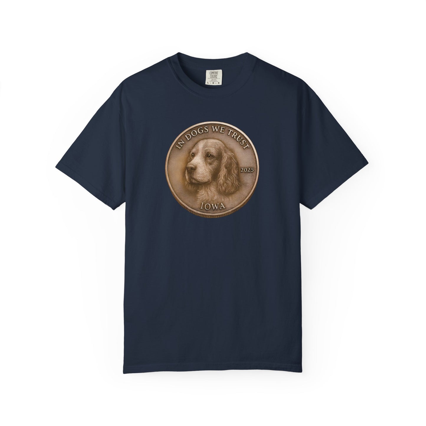 Iowa State Coin T-Shirt Collection - Proud Dog Breed Illustrations