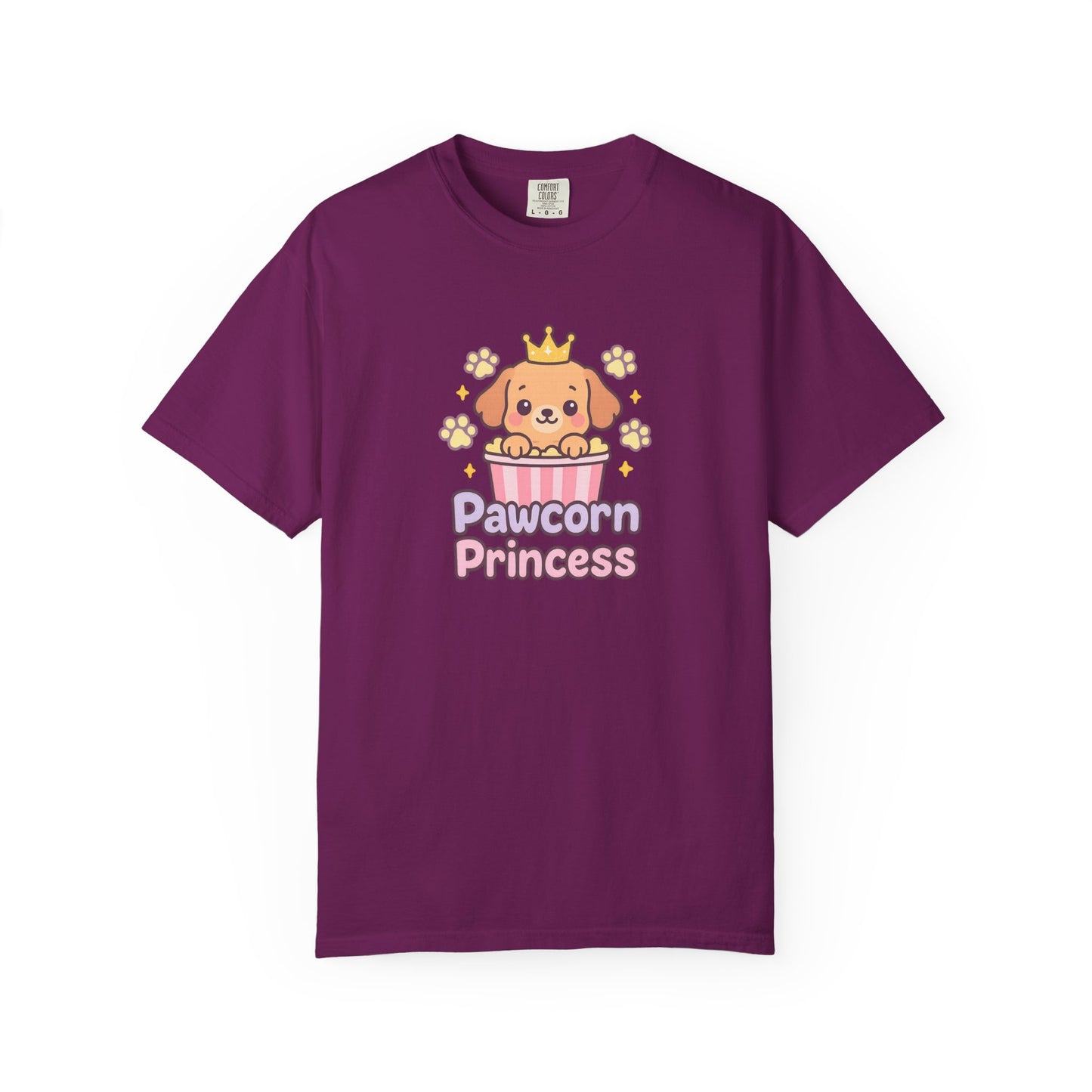 Pawprint Princess T-Shirt, Cute Dog Lover Tee, Funny Pet Shirt, Gift for Dog Moms, Animal Lover Clothing