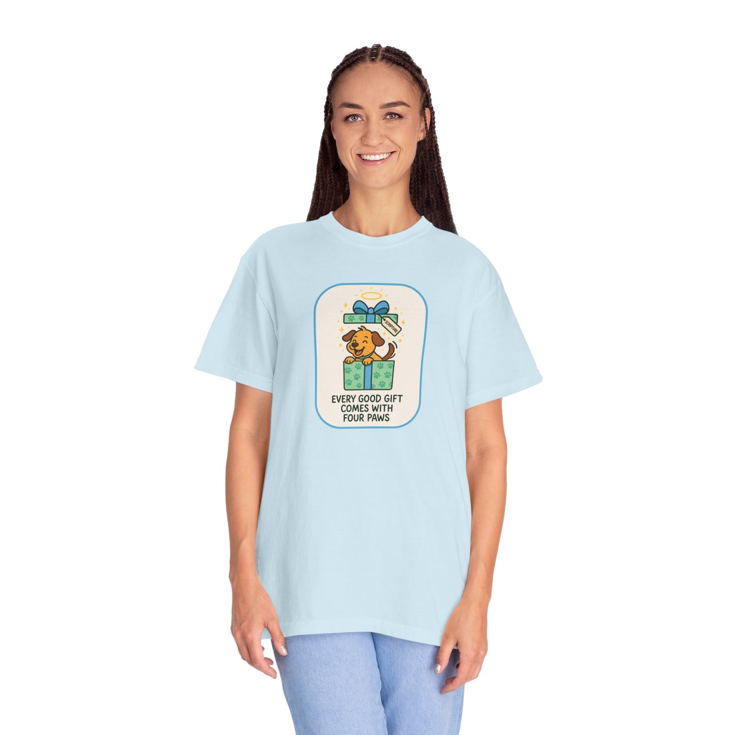 Dog Lover's Gift Tee - Every Good Gift Comes with Four Paws, Pet Owners, Animal Lover Shirt, Unique Gift for Dog Lovers, Casual [...]