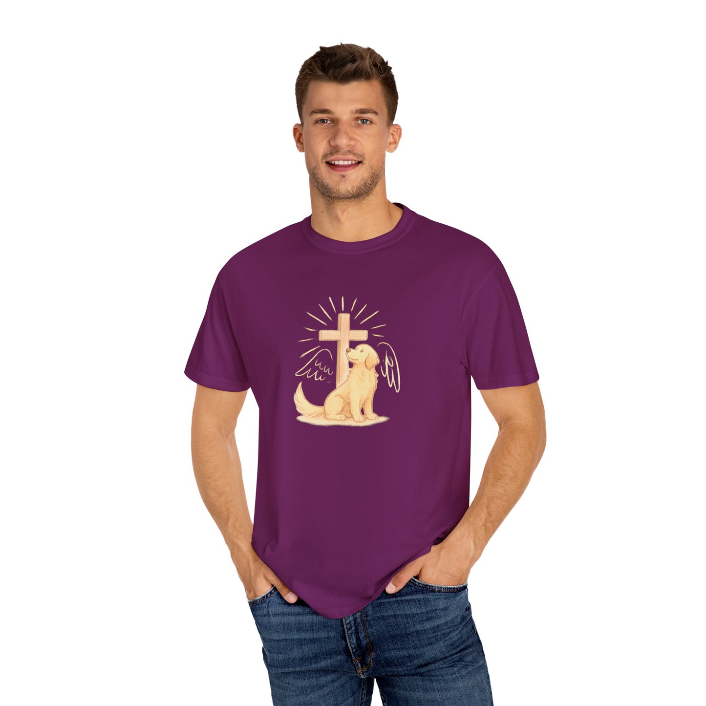 Dog-Inspired Faith T-Shirt, Unisex T-Shirt, Christian Apparel, Pet Lover Gift, Casual Wear, Memorial Shirt