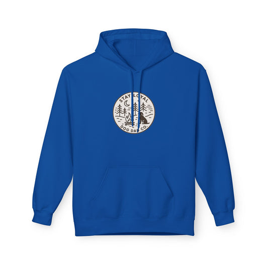 Dog Dad Fleece Hoodie, Unisex Softstyle Hooded Sweatshirt, Perfect Gift for Dog Lovers, Comfortable and Stylish