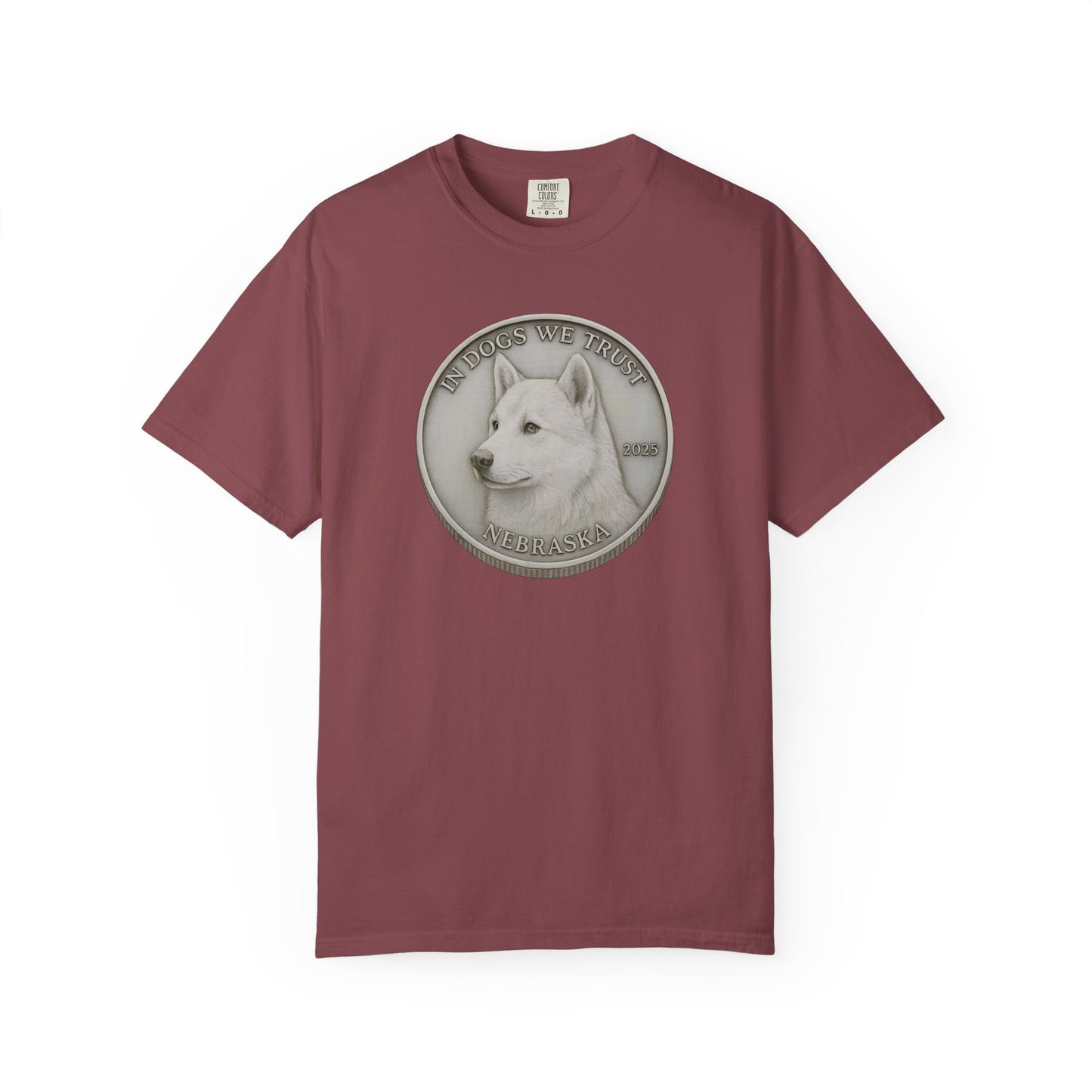 Nebraska State Coin T-Shirt Collection - Proud Dog Breed Illustrations