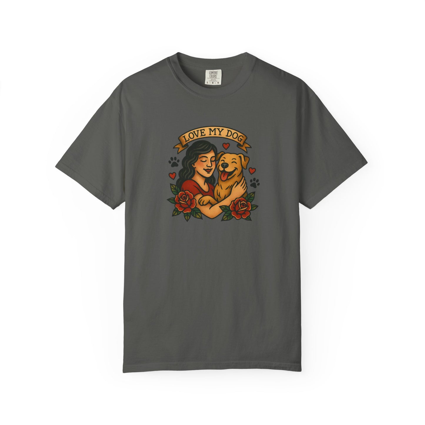 Love My Dog T-Shirt, Cute Dog Lover Tee, Pet Owner Gift, Adoption Awareness Shirt, Casual Everyday Wear