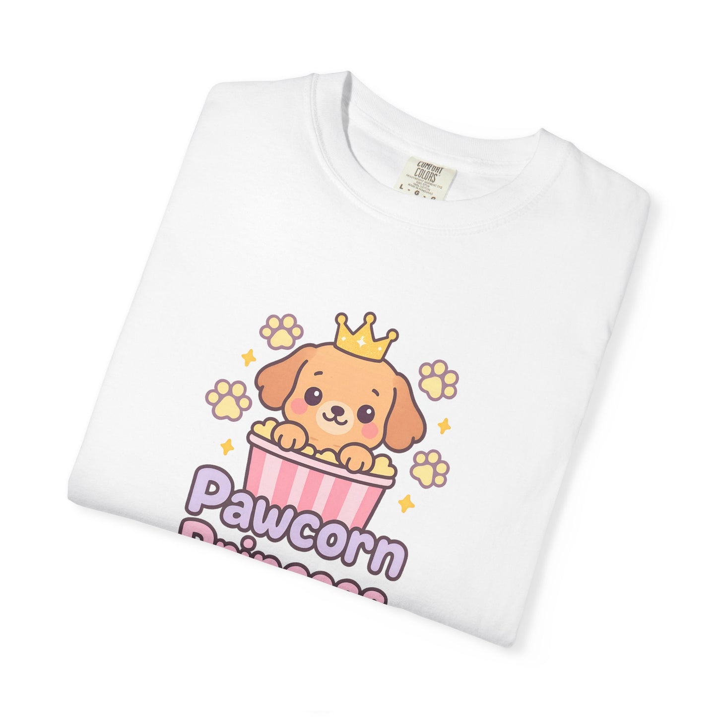 Pawprint Princess T-Shirt, Cute Dog Lover Tee, Funny Pet Shirt, Gift for Dog Moms, Animal Lover Clothing
