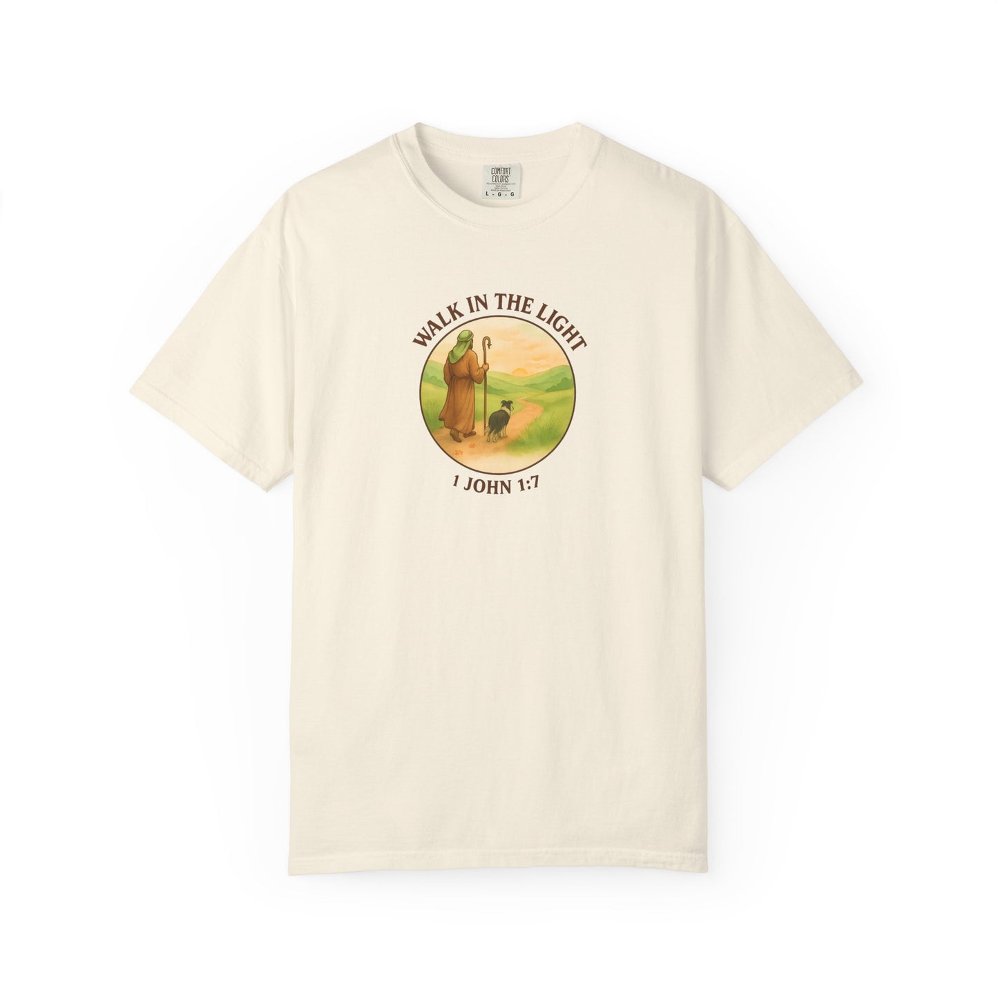 Walk in the light T-Shirt, Casual Fashion Tee, Motivational Gift, Unisex Graphic Tee, Perfect for Gifts and Celebrations