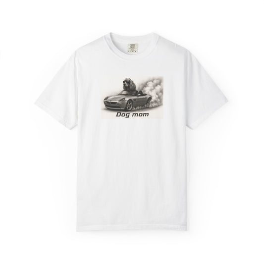 Dog Mom - Cocker Spaniel - “Cool Dogs in Cool Cars” T-Shirt Collection